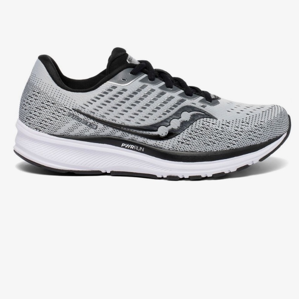 Saucony Grey PWR Run Ride 13 Running Shoes